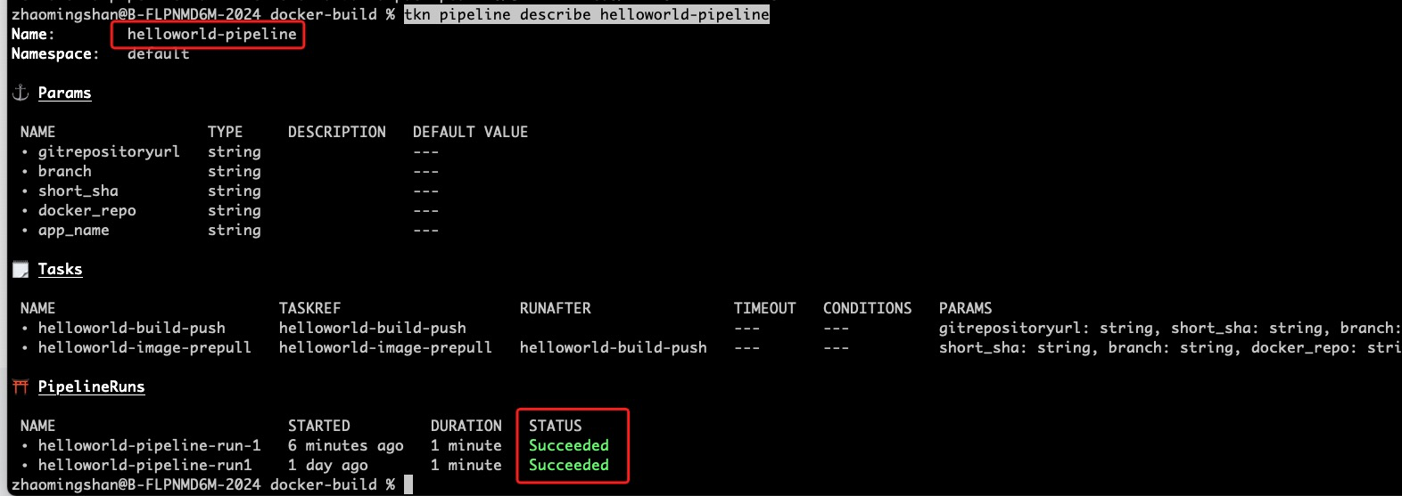 tekton pipeline